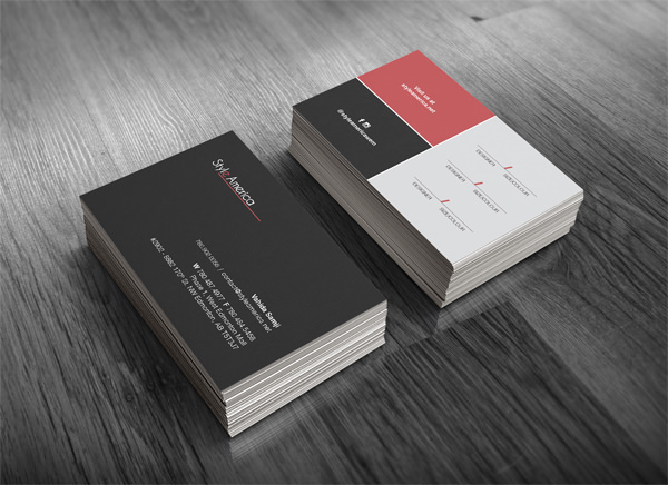 design minimalist business card by destinymeese