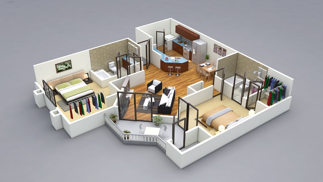 Make 2d And 3d Floor Plans By Saamirhussain67