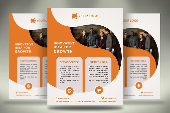 design attractive flyers and professional business cards by