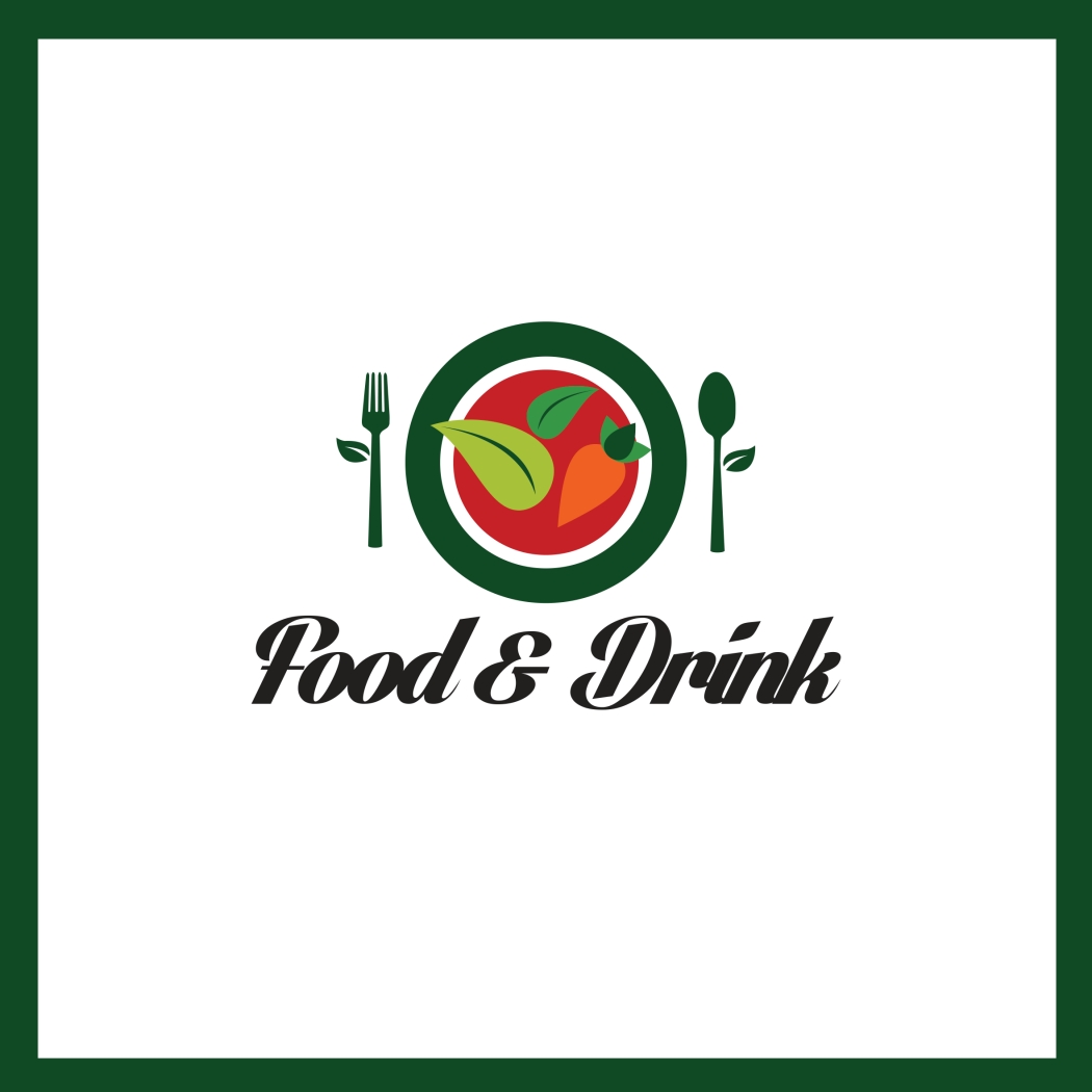 design awesome food and drink logo with free revision for your logo food
