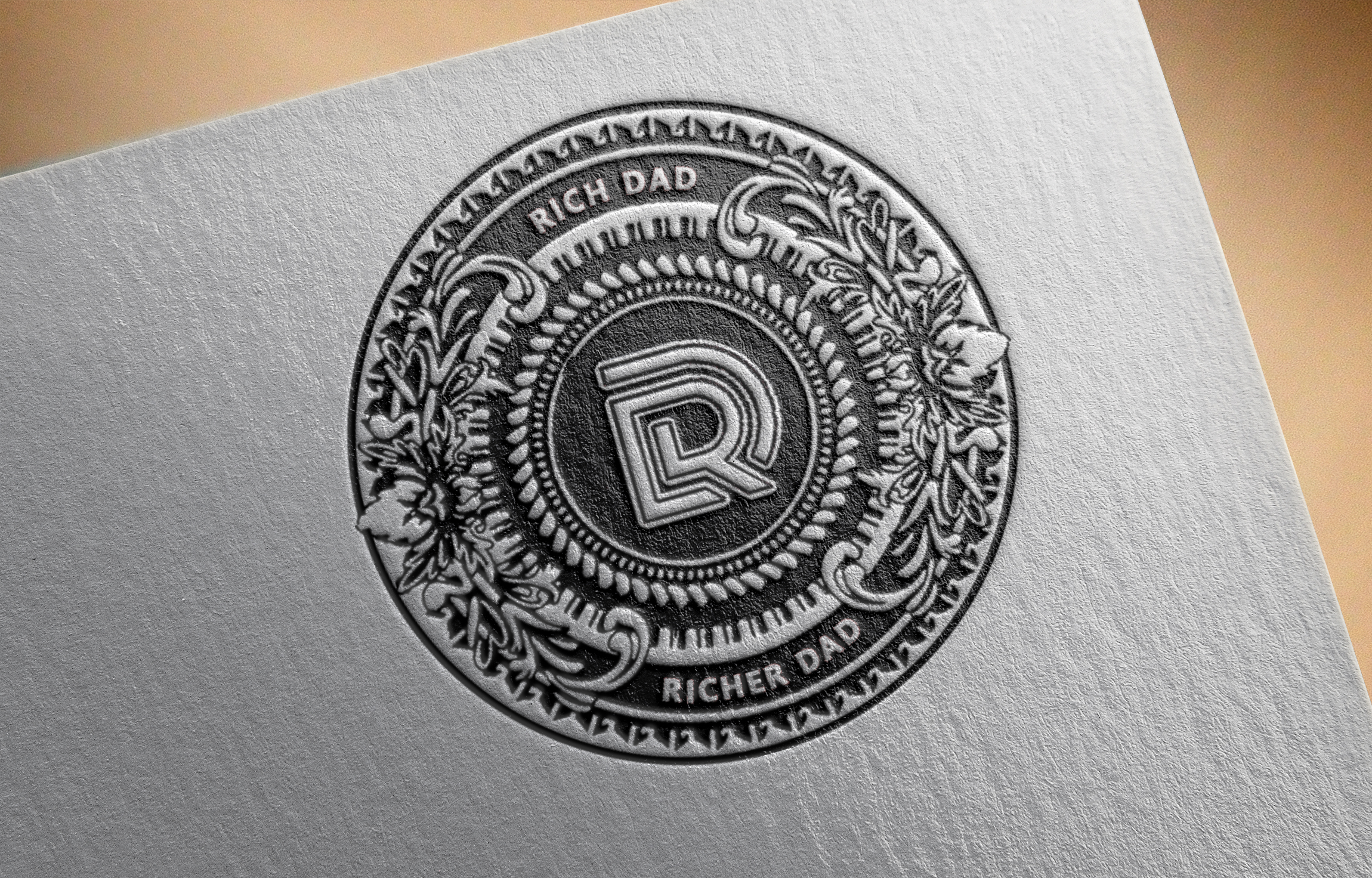 design awesome stamp logo